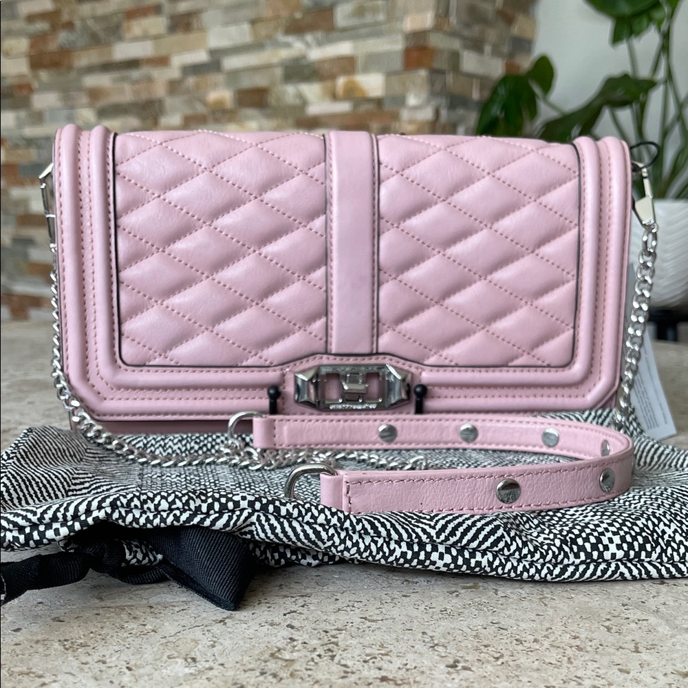 Rebecca Minkoff Pink Quilted Clutch - Picture 6 of 7